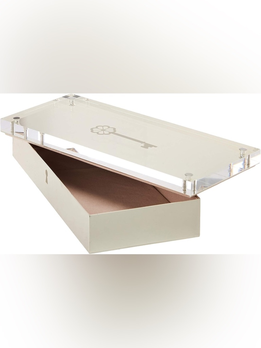 kate spade Key Court Acrylic Key Design Jewelry Box